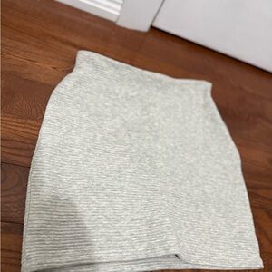 SMALL Wilfred Light Gray MINI Skirt